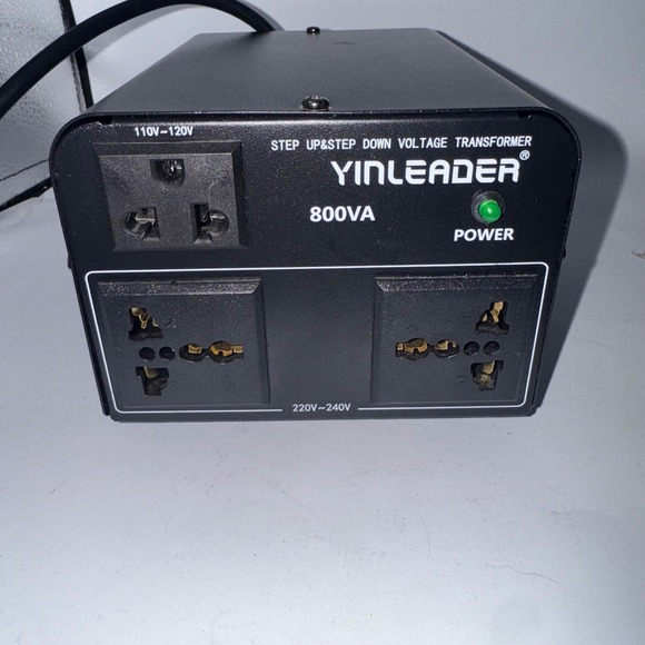 Yinleader 800VA Step Up Down Voltage Transformer Converter Regulator 110V/220V - Picture 4 of 5
